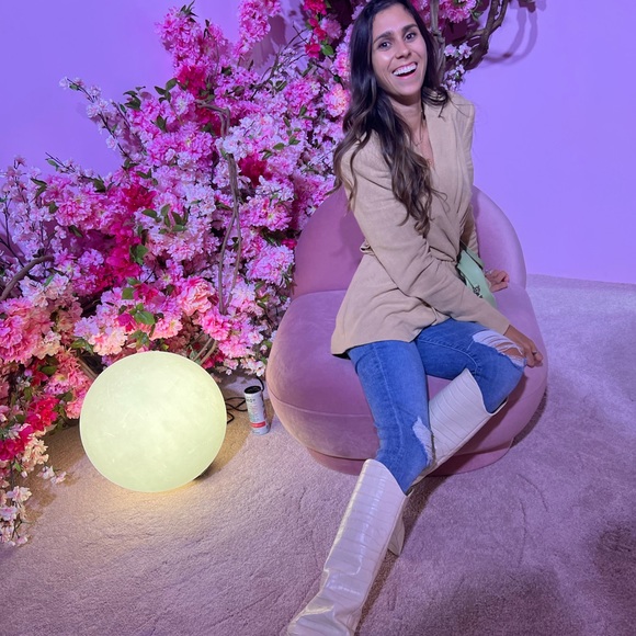 L'Academie Tan Cut-Out Blazer - Picture 10 of 12